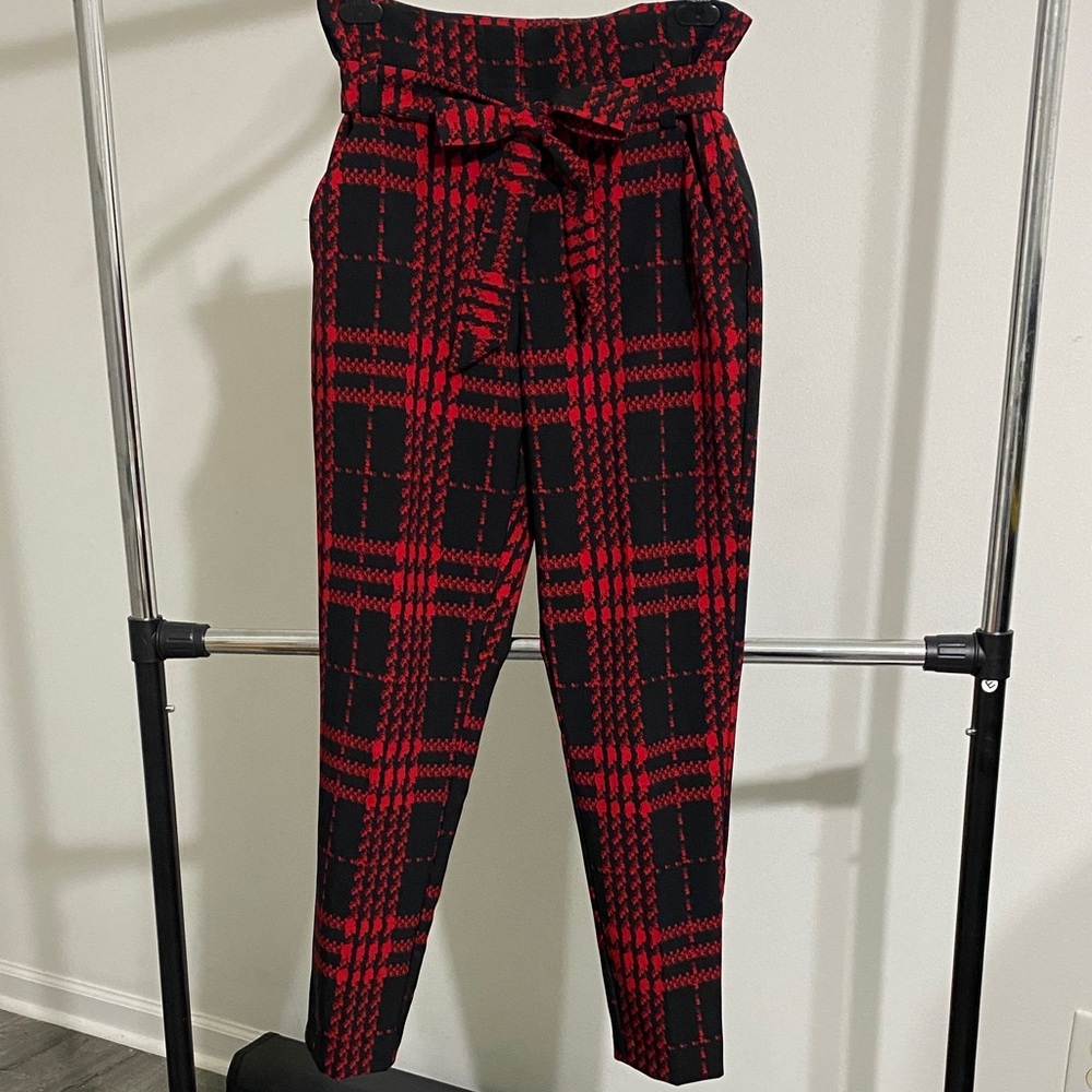 Plaid Women's Trousers